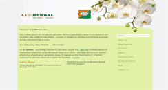 Desktop Screenshot of a1herbal.com